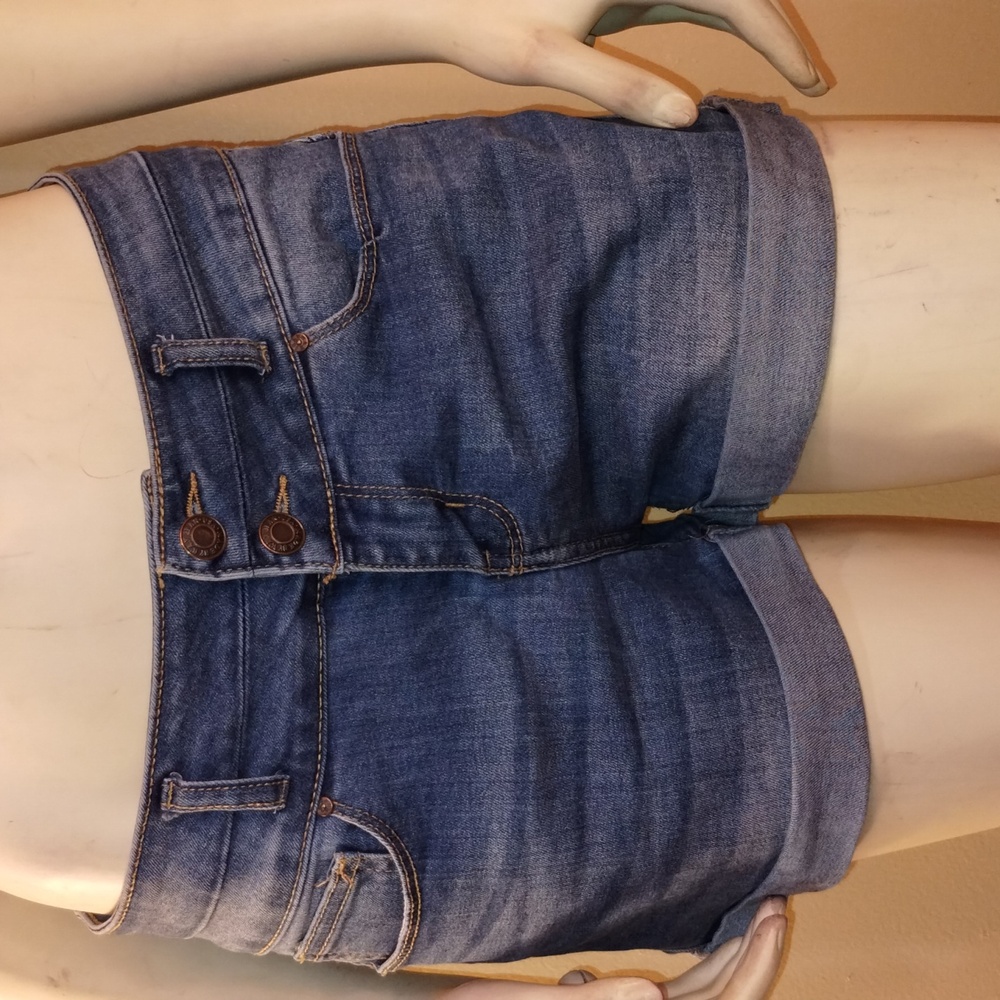 Wax Jean Shorts